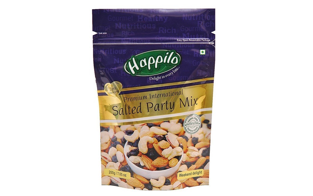Happilo Premium International Salted Party Mix   Pack  200 grams